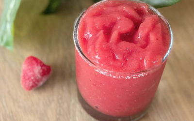 Prickly Pear and Strawberry Margarita