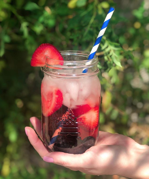 Red, White and Blue Prickly Pear Refresher